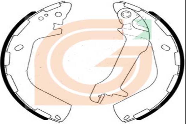 GAMA GB10755 - Drum Brake Shoe Set car-mod.net