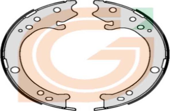 GAMA GB10705 - Drum Brake Shoe Set car-mod.net