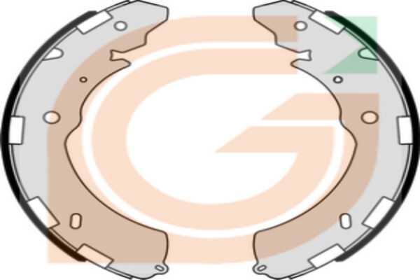 GAMA GB10710 - Drum Brake Shoe Set car-mod.net