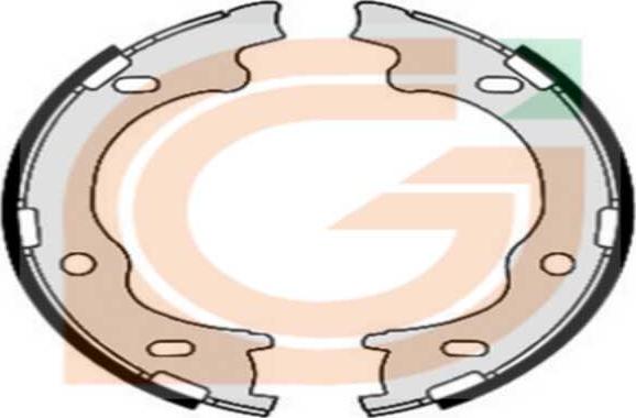 GAMA GB10724 - Drum Brake Shoe Set car-mod.net