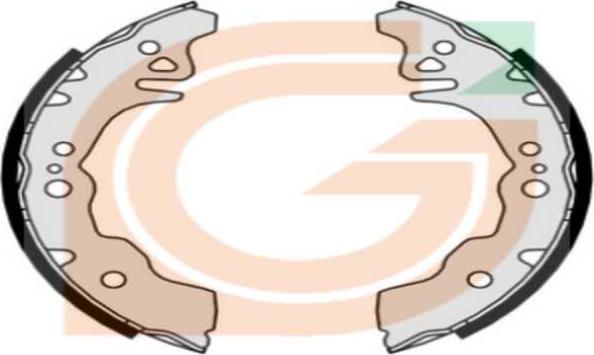 GAMA GB10725 - Drum Brake Shoe Set car-mod.net