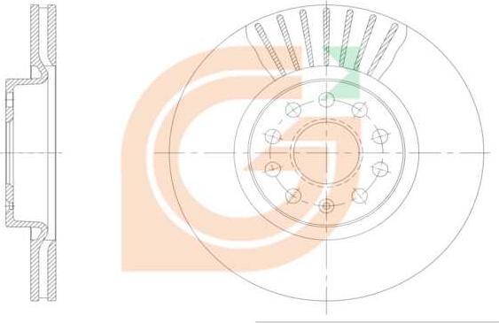 GAMA GM20062 - Brake Disc car-mod.net