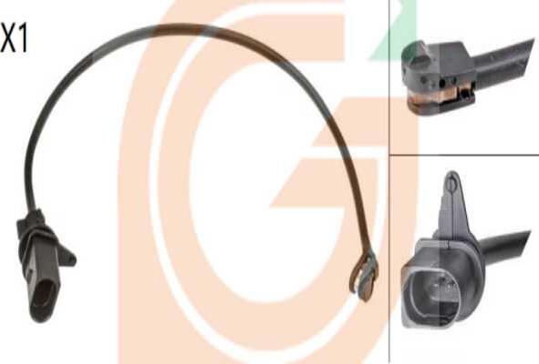 GAMA KS5010 - Warning Contact, brake pad wear car-mod.net
