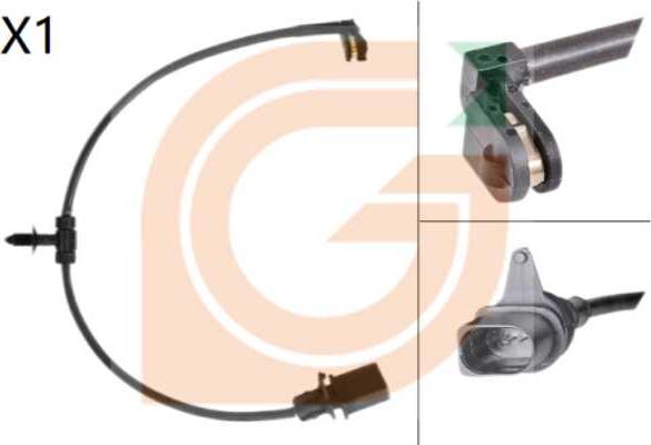 GAMA KS5011 - Warning Contact, brake pad wear car-mod.net
