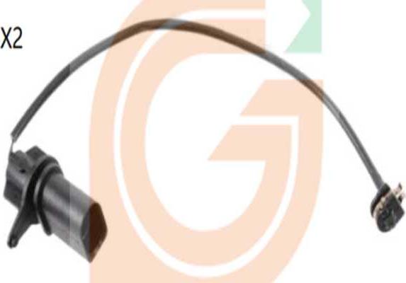GAMA KS0124 - Warning Contact, brake pad wear car-mod.net