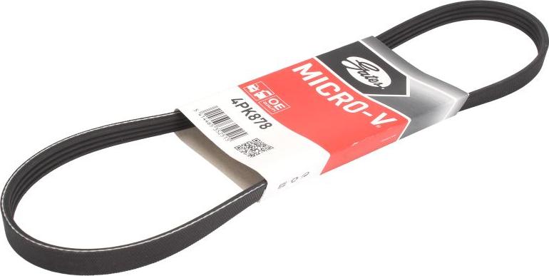 GATES 4PK878 - V-Ribbed Belt car-mod.net