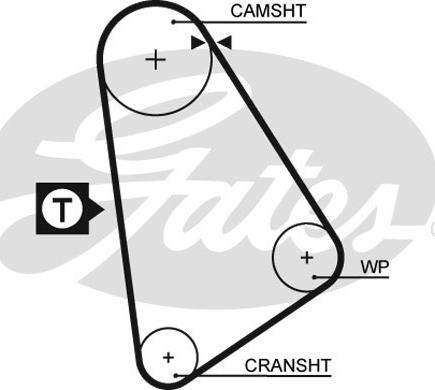 GATES 5123 - Timing Belt car-mod.net