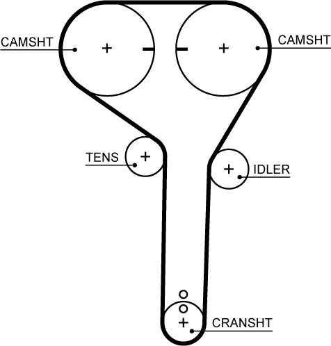 GATES K015710XS - Timing Belt Set car-mod.net