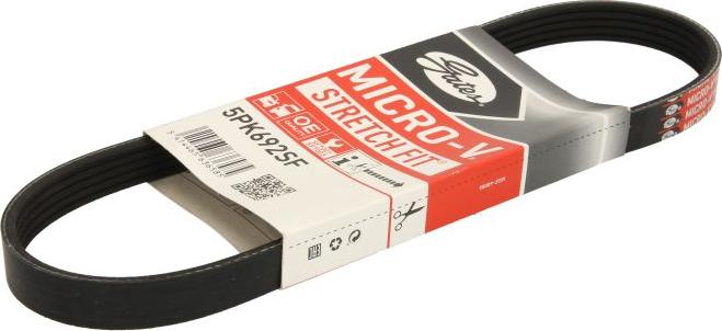 GATES 5PK692SF - V-Ribbed Belt car-mod.net