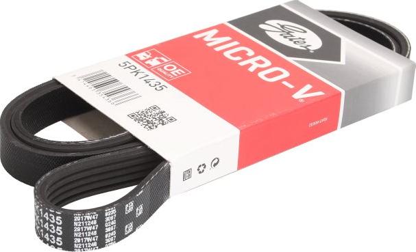 GATES 5PK1435 - V-Ribbed Belt car-mod.net