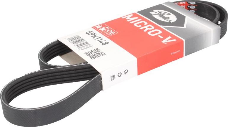 GATES 5PK1148 - V-Ribbed Belt car-mod.net