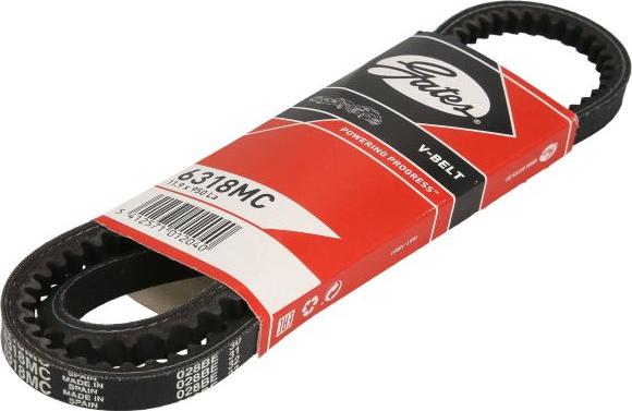 GATES 6318MC - Drive belt, V-Belt car-mod.net