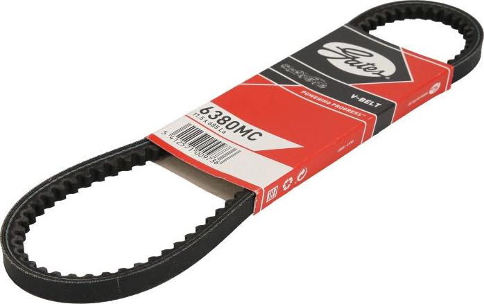GATES 6380MC - Drive belt, V-Belt car-mod.net