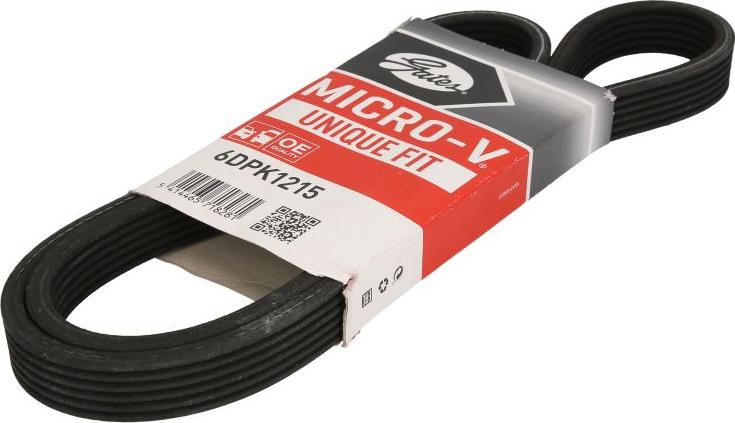 GATES 6DPK1215 - V-Ribbed Belt car-mod.net