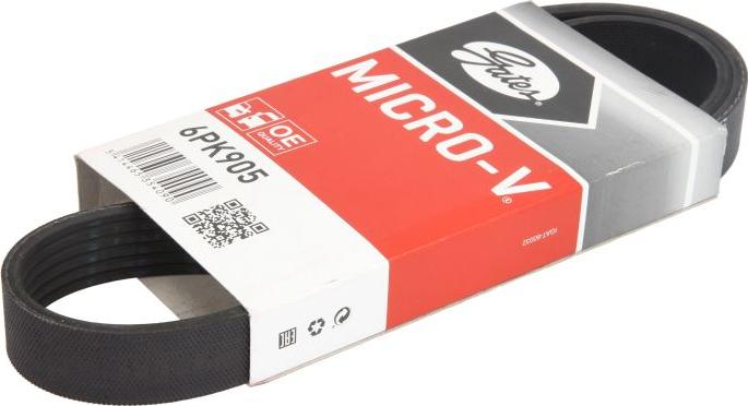 GATES 6PK905 - V-Ribbed Belt car-mod.net