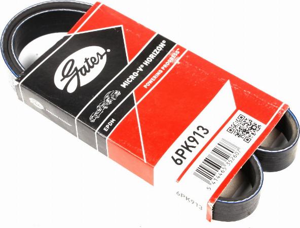 GATES 6PK913 - V-Ribbed Belt car-mod.net