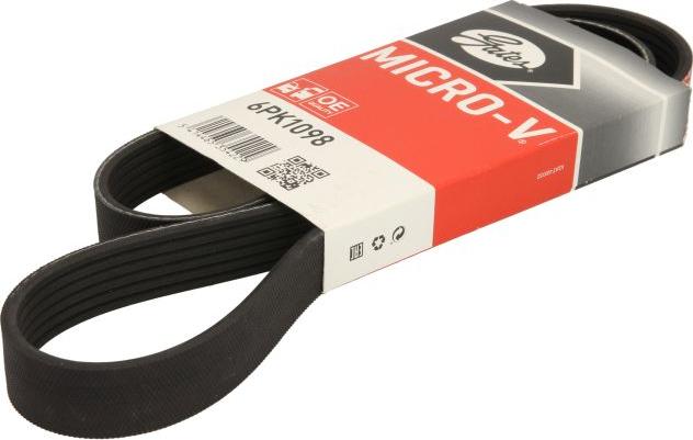 GATES 6PK1098 - V-Ribbed Belt car-mod.net