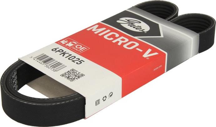 GATES 6PK1025 - V-Ribbed Belt car-mod.net