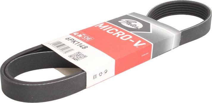 GATES 6PK1148 - V-Ribbed Belt car-mod.net