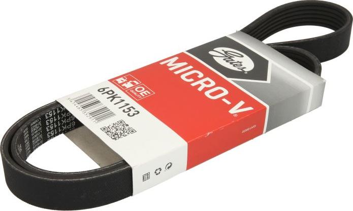GATES 6PK1153 - V-Ribbed Belt car-mod.net