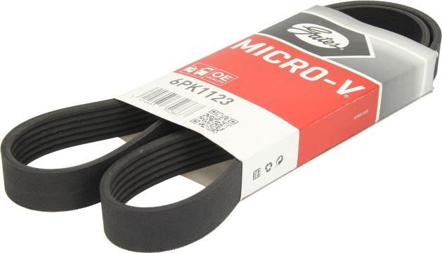 GATES 6PK1123 - V-Ribbed Belt car-mod.net