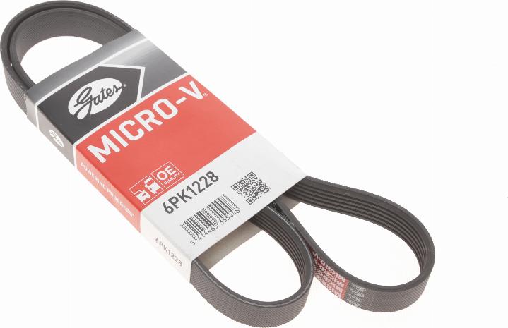 GATES 6PK1228 - V-Ribbed Belt car-mod.net