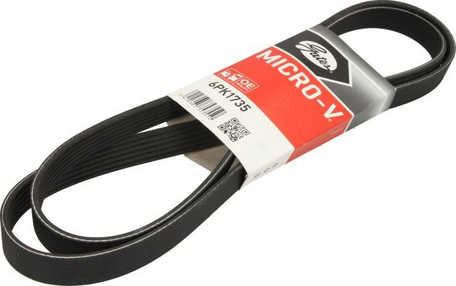 GATES 6PK1735 - V-Ribbed Belt car-mod.net