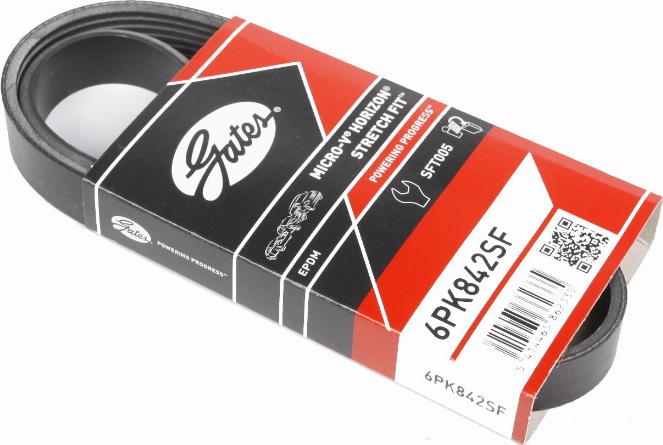 GATES 6PK842SF - V-Ribbed Belt car-mod.net