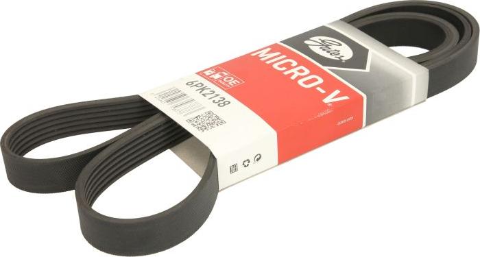 GATES 6PK2138 - V-Ribbed Belt car-mod.net