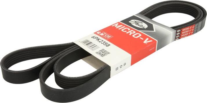 GATES 6PK2358 - V-Ribbed Belt car-mod.net