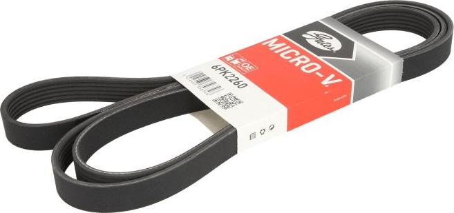 GATES 6PK2260 - V-Ribbed Belt car-mod.net