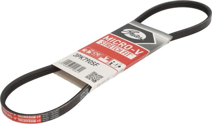 GATES 3PK790SF - V-Ribbed Belt car-mod.net