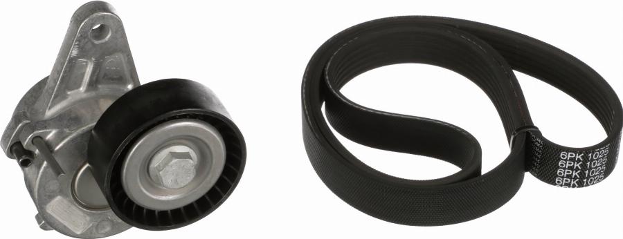 GATES K016PK1025 - V-Ribbed Belt Set car-mod.net