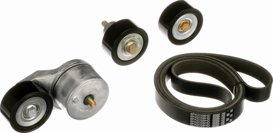 GATES K018PK2058HD - V-Ribbed Belt Set car-mod.net