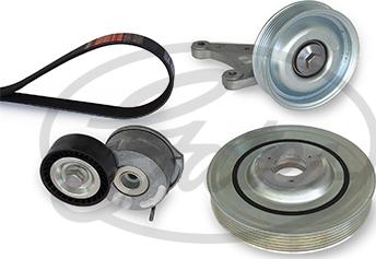 GATES K086PK1245 - V-Ribbed Belt Set car-mod.net
