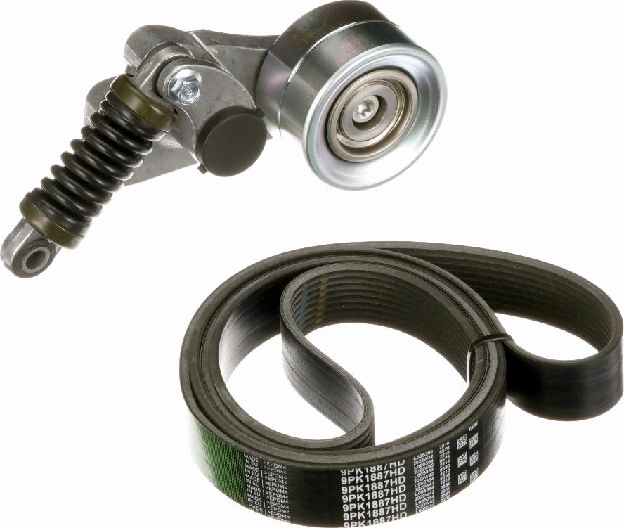 GATES K029PK1887HD - V-Ribbed Belt Set car-mod.net