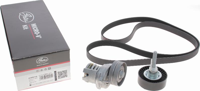 GATES K076PK1735 - V-Ribbed Belt Set car-mod.net
