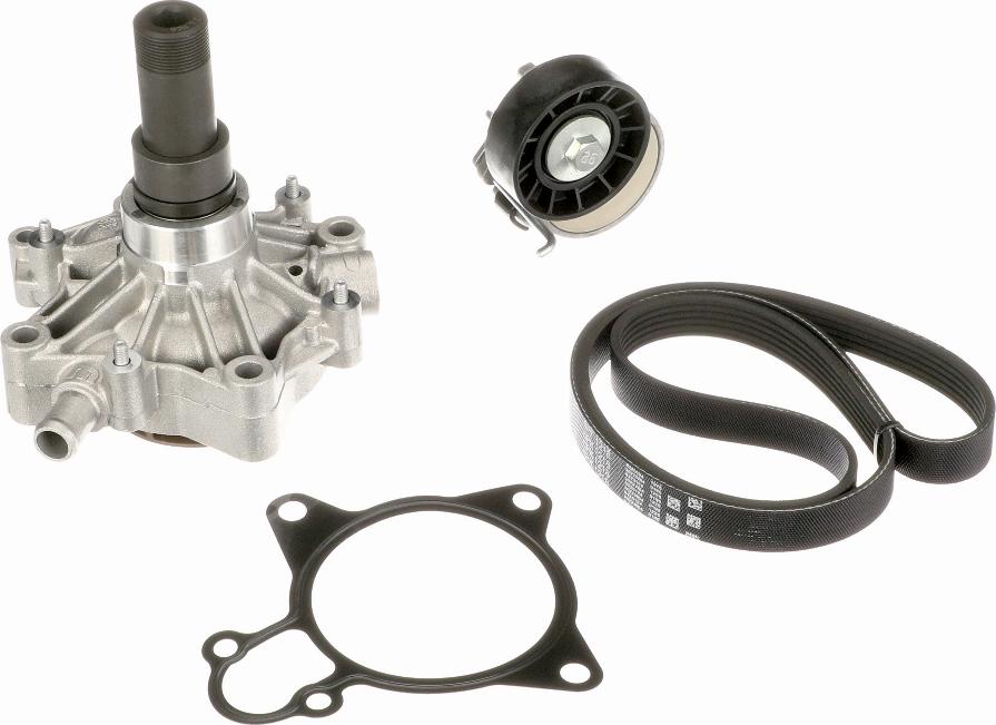 GATES KP56PK1218 - Water Pump + V-Ribbed Belt Set car-mod.net