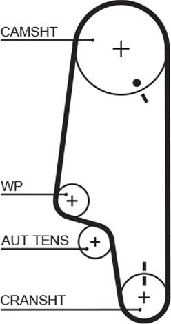 GATES KP25427XS-1 - Water Pump & Timing Belt Set car-mod.net