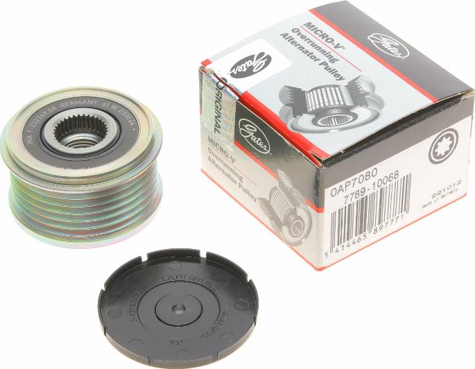 GATES OAP7080 - Pulley, alternator, freewheel clutch car-mod.net