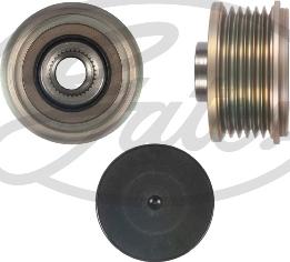 GATES OAP7238 - Pulley, alternator, freewheel clutch car-mod.net