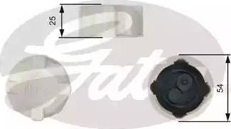 GATES RC208 - Sealing Cap, coolant tank car-mod.net