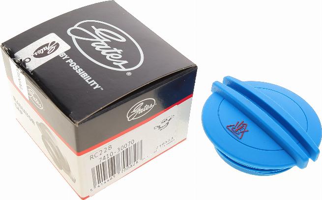 GATES RC228 - Sealing Cap, coolant tank car-mod.net