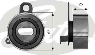 GATES T41072 - Tensioner Pulley, timing belt car-mod.net