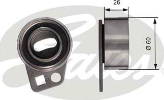 GATES T41275 - Tensioner Pulley, timing belt car-mod.net