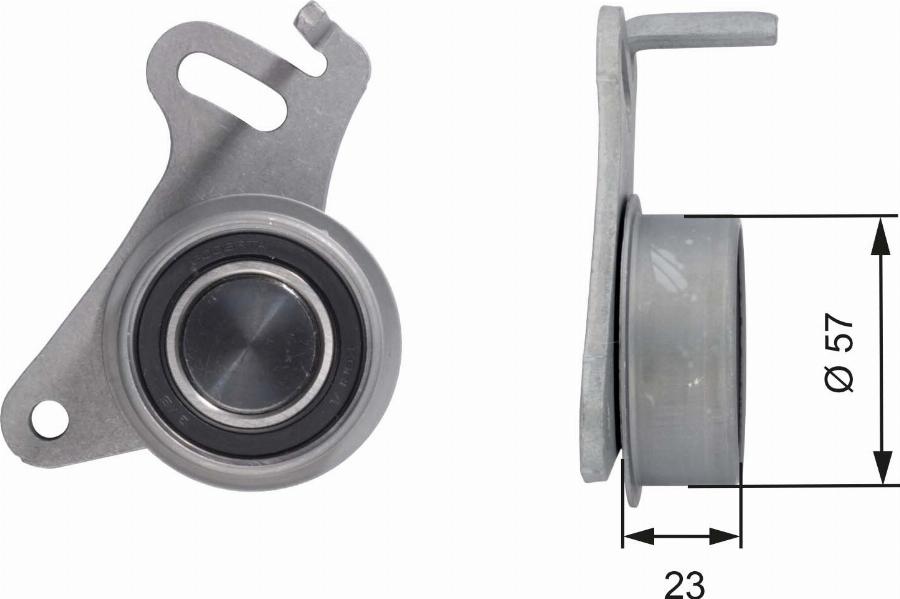 GATES T42130 - Tensioner Pulley, timing belt car-mod.net