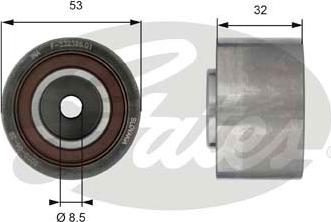 GATES T42179 - Deflection / Guide Pulley, timing belt car-mod.net