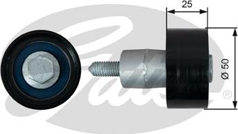 GATES T42317 - Deflection / Guide Pulley, timing belt car-mod.net