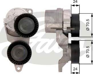 GATES T39026 - Belt Tensioner, v-ribbed belt car-mod.net
