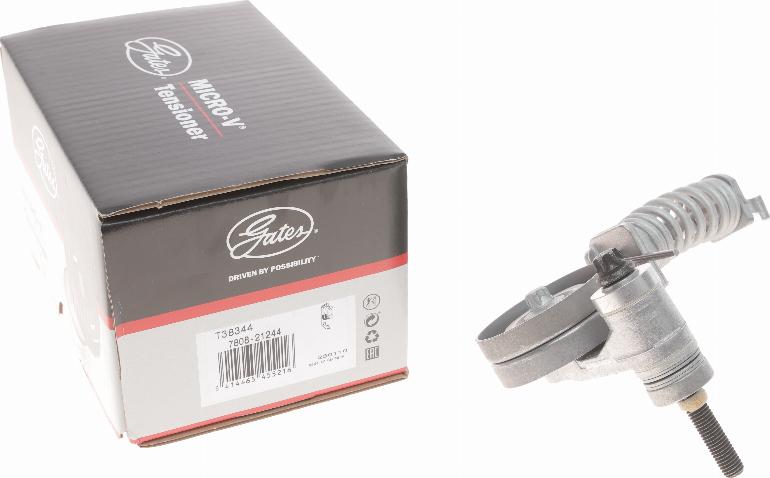 GATES T38344 - Belt Tensioner, v-ribbed belt car-mod.net